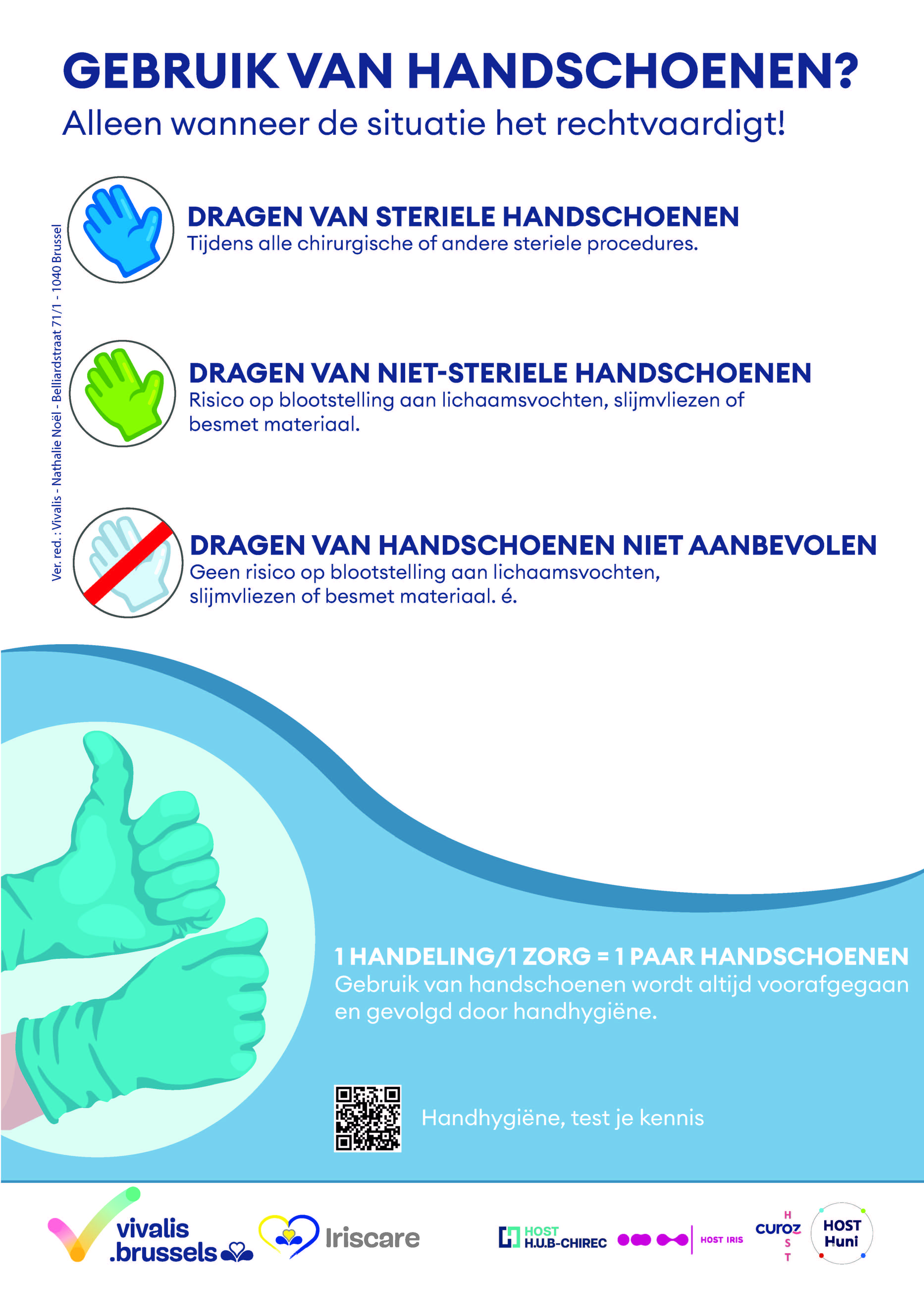 GEBRUIK VAN HANDSCHOENEN